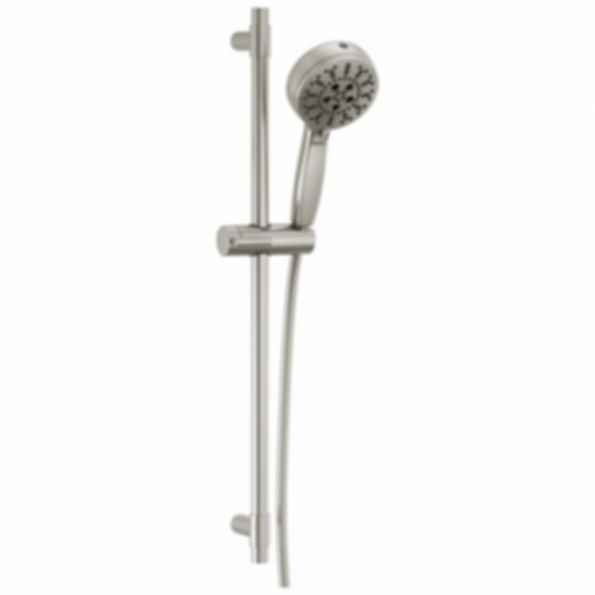 Universal Showering 7-Setting Slide Bar Hand Shower With Cleaning Spray - 51584-PR
