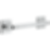 Universal Showering 12" Angular Modern Decorative ADA Grab Bar - 41912