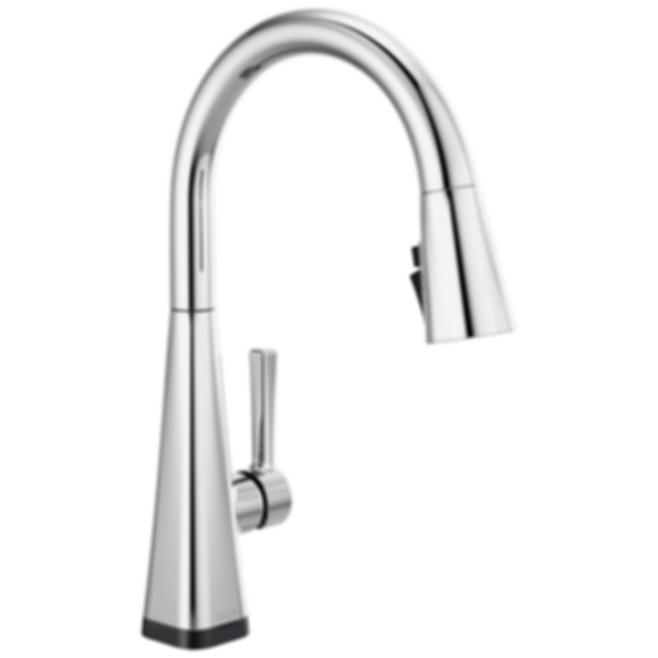LENTA® Single-Handle Pull-Down Kitchen Faucet with Touch2O® Technology - 19802TZ-DST