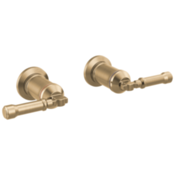 Broderick Wall Mount Bathroom Faucet Handle Kit - Lever - H585-PR