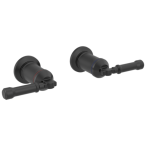 Broderick Wall Mount Bathroom Faucet Handle Kit - Lever - H585-PR