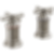 Broderick 2 Handle Roman Tub Handle Kit - Cross - H599-PR