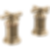 Broderick 2 Handle Roman Tub Handle Kit - Cross - H599-PR