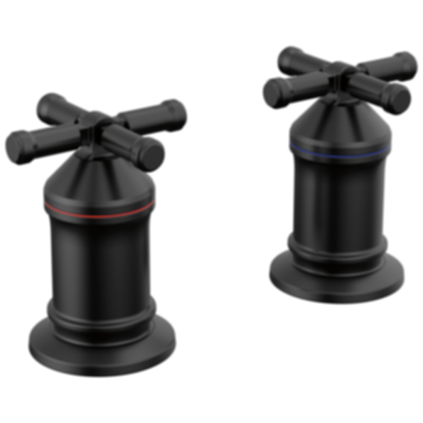 Broderick 2 Handle Roman Tub Handle Kit - Cross - H599-PR