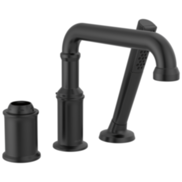 Broderick Three Hole Roman Tub Trim With Hand Shower - Less Handle -  T3784-PR-LHP