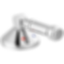 Broderick 3-Hole Roman Tub W/Hand Shower - Handle Kit - Level - H576-PR