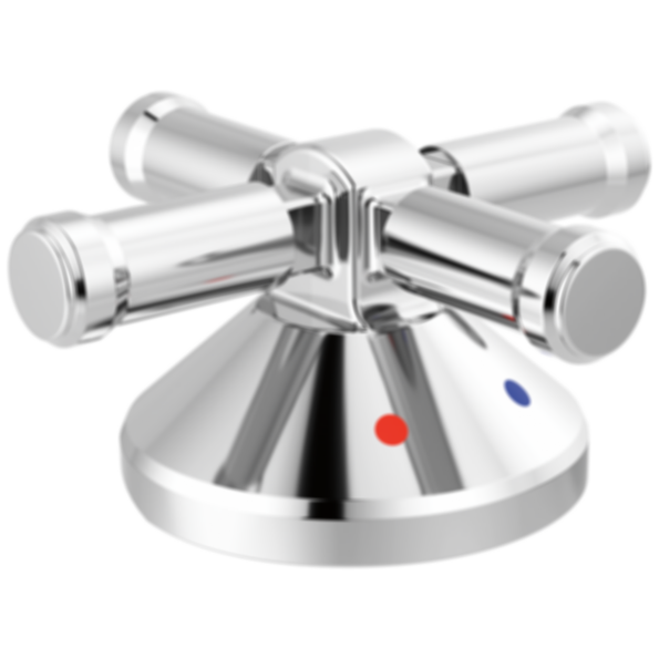 Broderick 3-Hole Roman Tub W/Hand Shower - Handle Kit - Cross - H575-PR