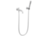 Broderick Wall Mount Tub Filler Trim with Hand Shower - Less Handles -  T5784-PR-LHP-WL