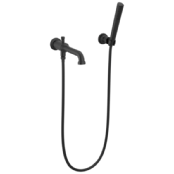 Broderick Wall Mount Tub Filler Trim with Hand Shower - Less Handles -  T5784-PR-LHP-WL