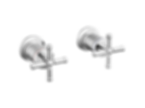 Broderick Wall Mount Tub Filler Handle Kit - Cross - H584-PR
