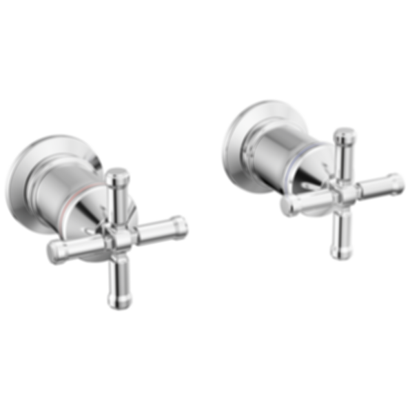 Broderick Wall Mount Tub Filler Handle Kit - Cross - H584-PR