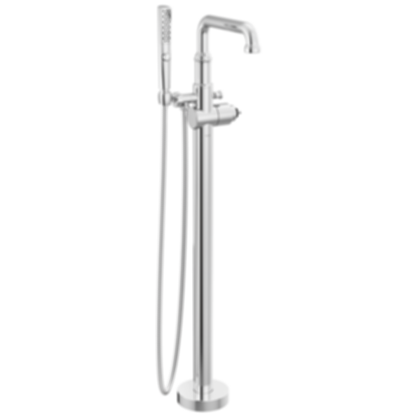 Broderick Floor Mount Tub Filler Trim - Less Handle -  T4784-PR-LHP-FL