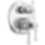 Broderick 17 Series Integrated Diverter Trim 3-Setting - T27884-PR