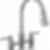 RENALDI™ Two Handle Pull-Down Bridge Kitchen Faucet - 2384L-PR-DST