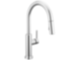 NICOLI® Single Handle Pull-Down Kitchen Faucet Arc Spout - 19867LF