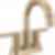NICOLI® Two Handle Centerset Pull-Down Bathroom Faucet - 25749LF-PD