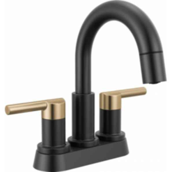 NICOLI® Two Handle Centerset Pull-Down Bathroom Faucet - 25749LF-PD