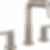 NICOLI® Two Handle Widespread Pull-Down Bathroom Faucet - 35849LF-PD
