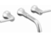 TRINSIC® Two Handle Wall Mount Bathroom Faucet - Lever Handles - T3554LF-LHP-WL
