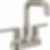 TRINSIC® Centerset Bathroom Faucet with Square Spout and Lever Handles - 2554-MPU-DST