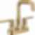 TRINSIC® Centerset Bathroom Faucet with Square Spout and Lever Handles - 2554-MPU-DST