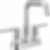 TRINSIC® Centerset Bathroom Faucet with Square Spout and Lever Handles - 2554-MPU-DST