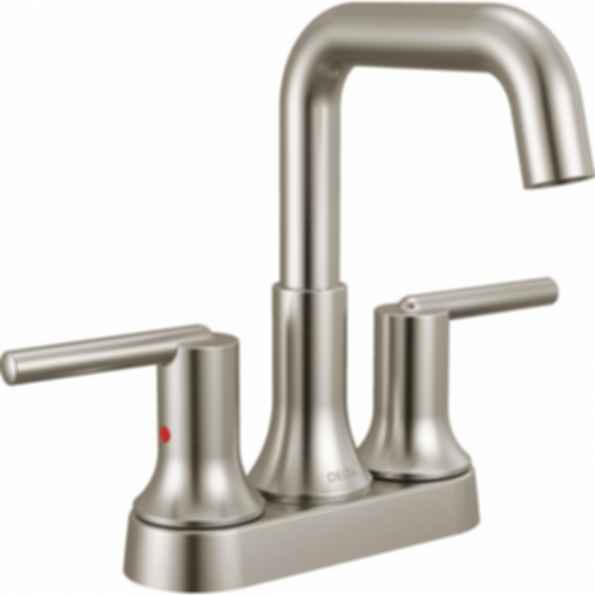 TRINSIC® Centerset Bathroom Faucet with Square Spout and Lever Handles - 2554-MPU-DST