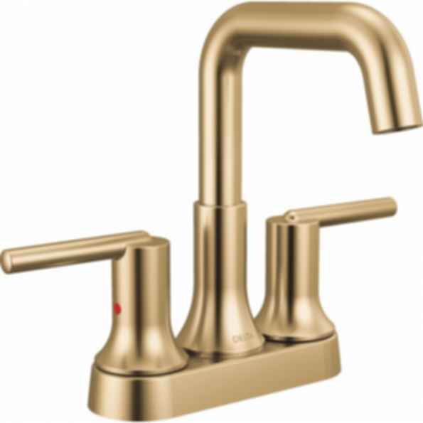 TRINSIC® Centerset Bathroom Faucet with Square Spout and Lever Handles - 2554-MPU-DST