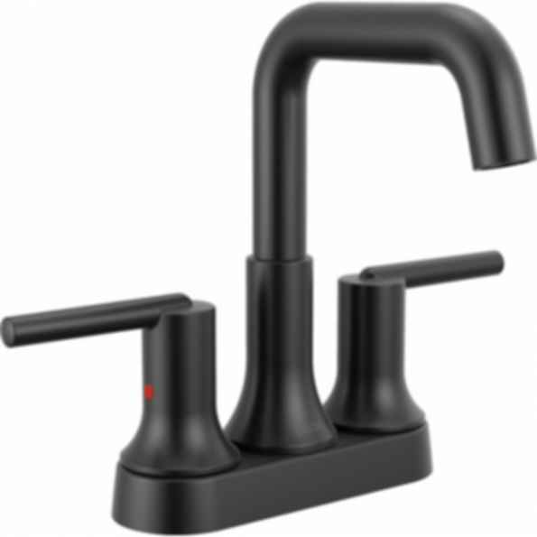 TRINSIC® Centerset Bathroom Faucet with Square Spout and Lever Handles - 2554-MPU-DST