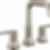 TRINSIC® Two Handle Widespread Bathroom Faucet with Square Spout and Lever Handles - 3554-MPU-DST