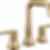 TRINSIC® Two Handle Widespread Bathroom Faucet with Square Spout and Lever Handles - 3554-MPU-DST