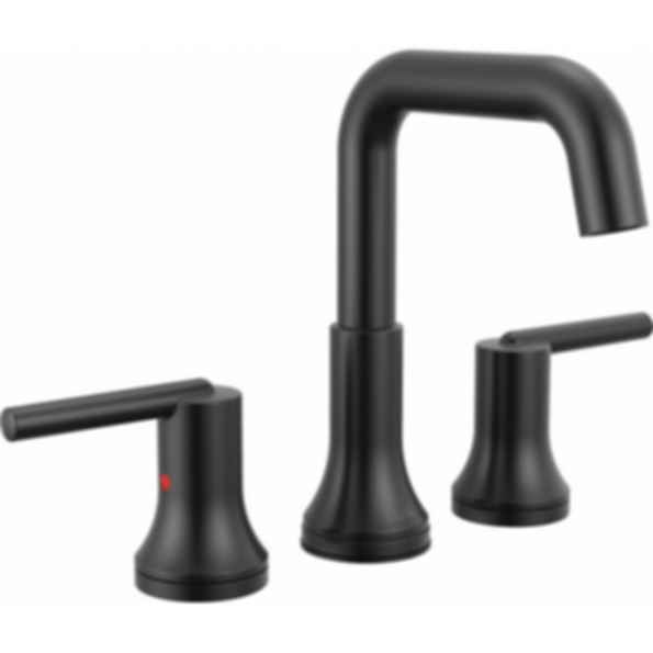 TRINSIC® Two Handle Widespread Bathroom Faucet with Square Spout and Lever Handles - 3554-MPU-DST