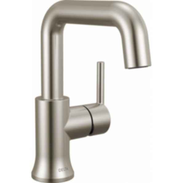 TRINSIC® Single Handle Bathroom Faucet with Square Spout and Lever Handle - 554HAR-DST