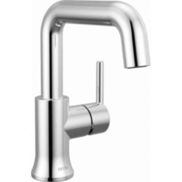 TRINSIC® Single Handle Bathroom Faucet with Square Spout and Lever Handle - 554HAR-DST
