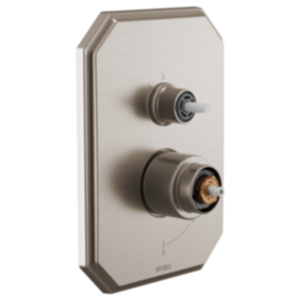 BEAUCLERE™ Pressure Balance Valve with Integrated 3-Function Diverter Trim - Less Handles - T75P565-LHP