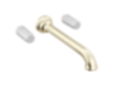 BEAUCLERE™ Two Handle Wall Mount Tub Filler - Less Handles - T70465-LHP