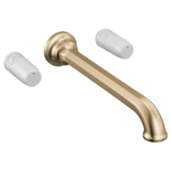 BEAUCLERE™ Two Handle Wall Mount Tub Filler - Less Handles - T70465-LHP