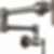 Frank Lloyd Wright® Kitchen Collection by Brizo® Wall Mount Pot Filler - 62822LF