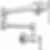 Frank Lloyd Wright® Kitchen Collection by Brizo® Wall Mount Pot Filler - 62822LF