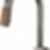 Frank Lloyd Wright® Kitchen Collection by Brizo® Pull-Down Kitchen Faucet with Arc Spout and Wood Wand - Less Handle - 63022LF-WDLHP