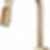 Frank Lloyd Wright® Kitchen Collection by Brizo® Pull-Down Kitchen Faucet with Arc Spout and Wood Wand - Less Handle - 63022LF-WDLHP