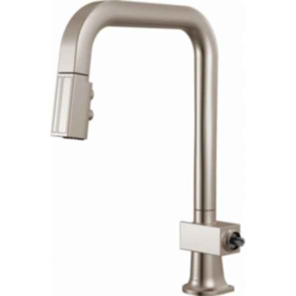 Frank Lloyd Wright® Kitchen Collection by Brizo® Pull-Down Kitchen Faucet with Square Spout - Less Handle - 63023LF-LHP