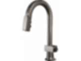Frank Lloyd Wright® Kitchen Collection by Brizo® Pull-Down Prep Faucet with Arc Spout - Less Handle  - 63922LF-LHP