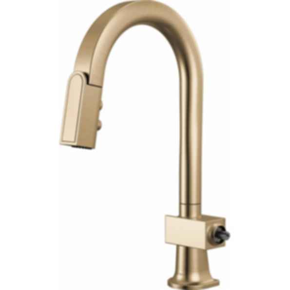 Frank Lloyd Wright® Kitchen Collection by Brizo® Pull-Down Prep Faucet with Arc Spout - Less Handle  - 63922LF-LHP