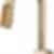 Frank Lloyd Wright® Kitchen Collection by Brizo® Pull-Down Prep Faucet with Arc Spout and Wood Wand - Less Handle - 63922LF-WDLHP