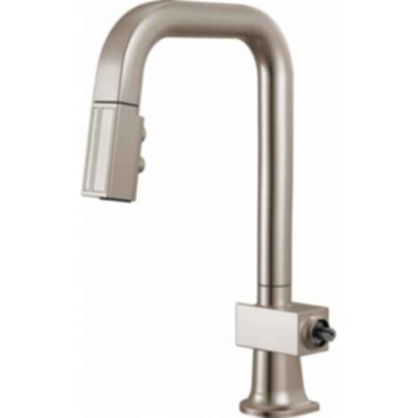 Frank Lloyd Wright® Kitchen Collection by Brizo® Pull-Down Prep Faucet with Square Spout - Less Handle - 63923LF-LHP