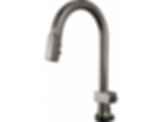 Frank Lloyd Wright® Kitchen Collection by Brizo® SmartTouch® SmartTouch® Pull-Down Kitchen Faucet with Arc Spout - Less Handle - 64022LF-LHP