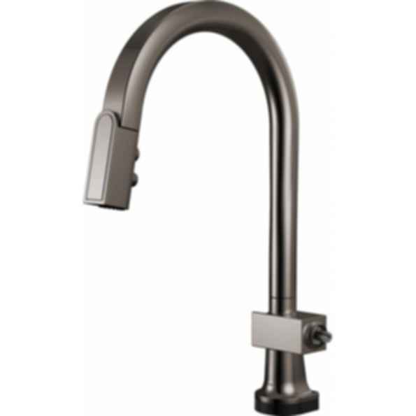 Frank Lloyd Wright® Kitchen Collection by Brizo® SmartTouch® SmartTouch® Pull-Down Kitchen Faucet with Arc Spout - Less Handle - 64022LF-LHP