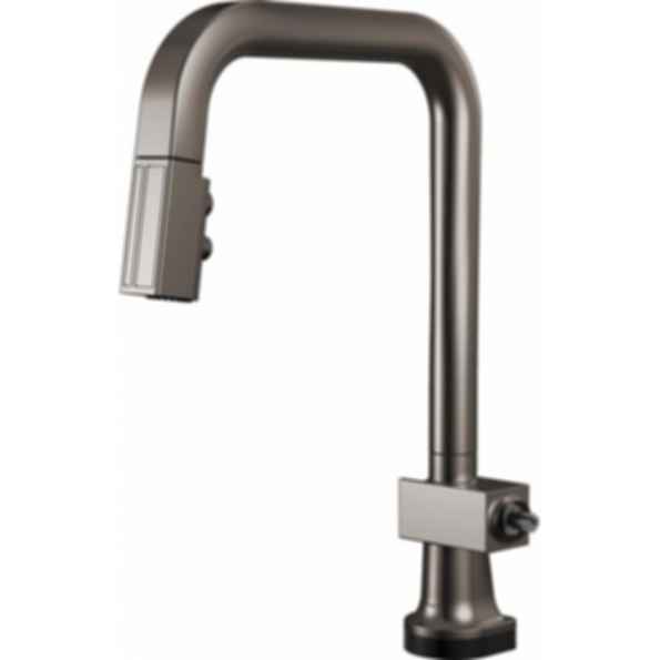 Frank Lloyd Wright® Kitchen Collection by Brizo® SmartTouch® Pull-Down Kitchen Faucet with Square Spout - Less Handle - 64023LF-LHP