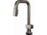 Frank Lloyd Wright® Kitchen Collection by Brizo® SmartTouch® Pull-Down Prep Faucet with Square Spout - Less Handle - 64923LF-LHP